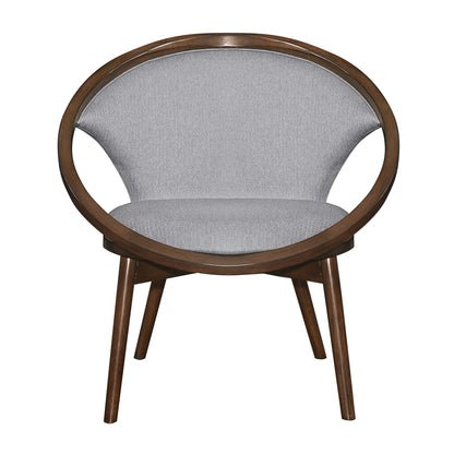 Homelegance Lowery Accent Chair in Gray Tweed Herringbone Fabric 1033F4S
