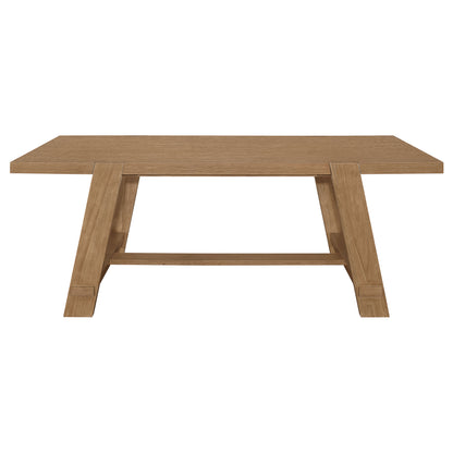 Sharon 7-piece Rectangular Dining Table Set Brown