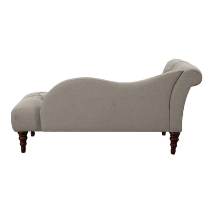 Homelegance Blue Hill Chaises in Brown Textured Fabric with Button Tufting 1044BR-5