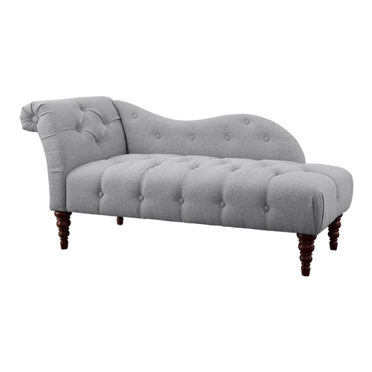Homelegance Blue Hill Chaises in Dove Gray Textured Fabric 1044DV-5