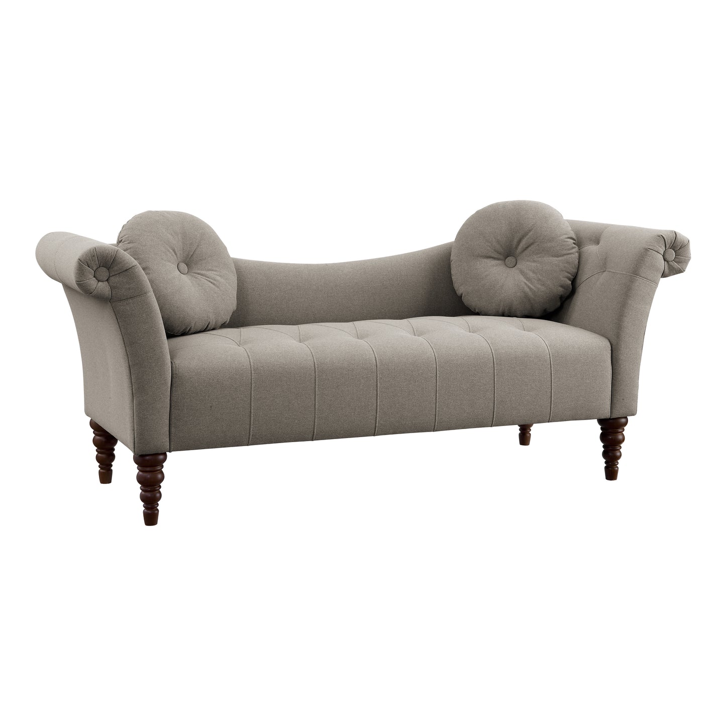 Homelegance Adira Brown Textured Sectional Sofa with Button Tufting 1045BR-3