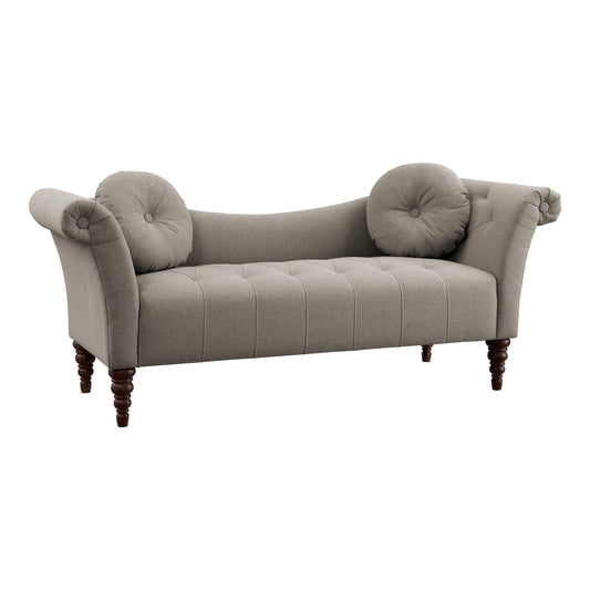 Homelegance Adira Brown Textured Sectional Sofa with Button Tufting 1045BR-3