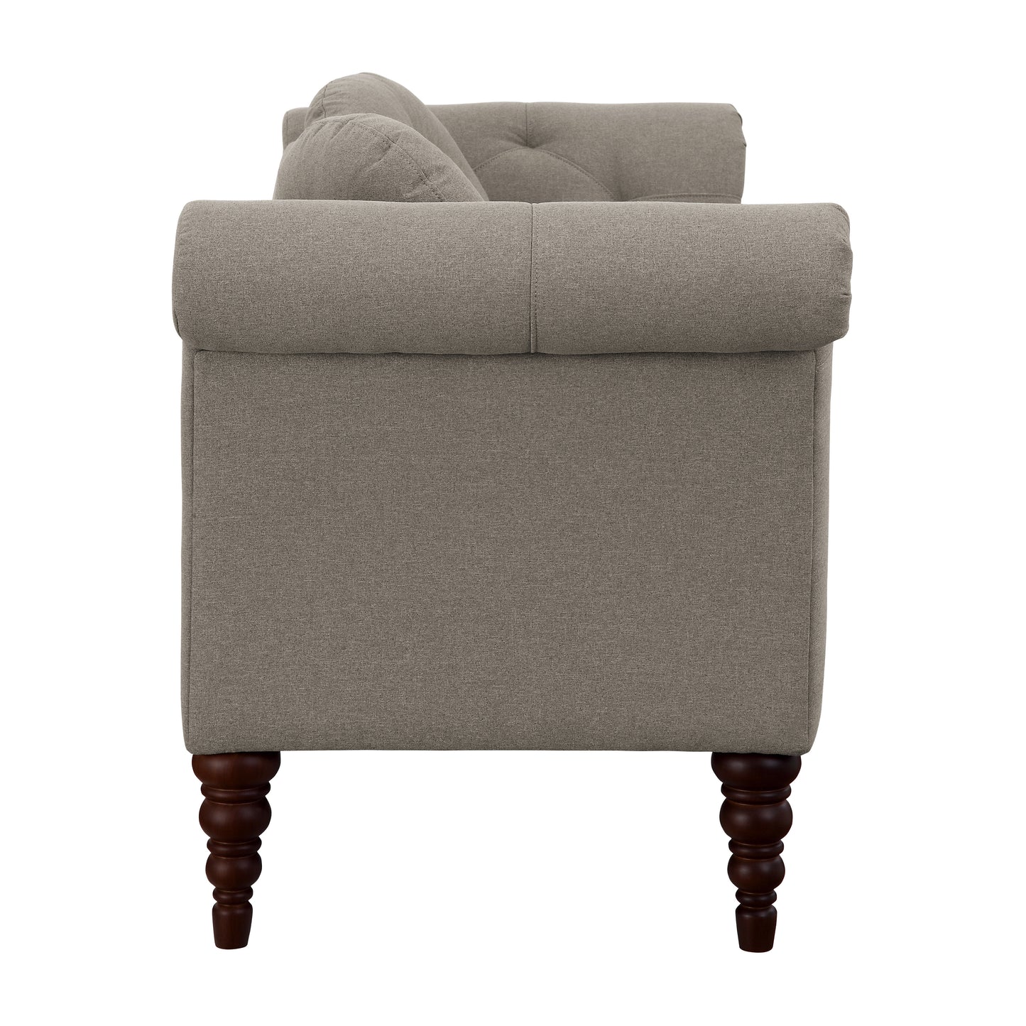 Homelegance Adira Brown Textured Sectional Sofa with Button Tufting 1045BR-3