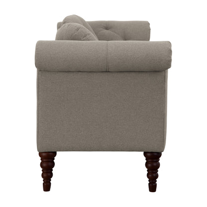 Homelegance Adira Brown Textured Sectional Sofa with Button Tufting 1045BR-3
