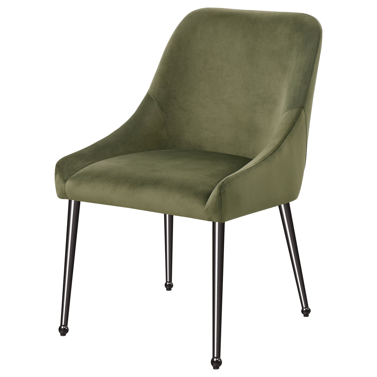 Mayette Upholstered Dining Side Chair Olive (Set of 2)