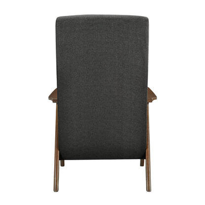 Homelegance Kalmar Accent Chair in Dark Gray Textured Fabric 1077DG-1