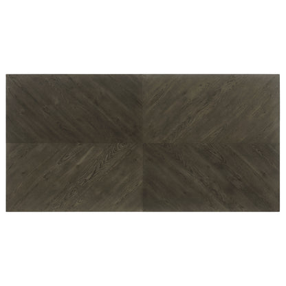 Kelly Rectangular 87-inch Wood Dining Table Dark Grey