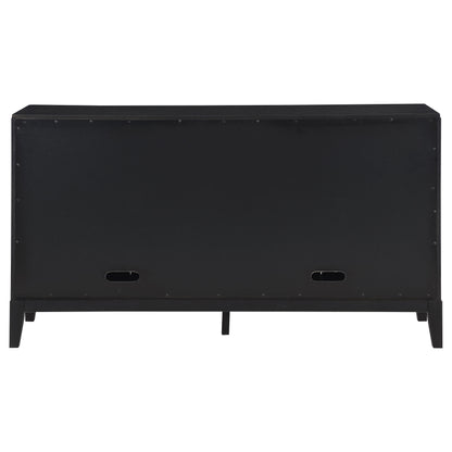 Brookmead 4-door Sideboard Buffet Storage Cabinet Black