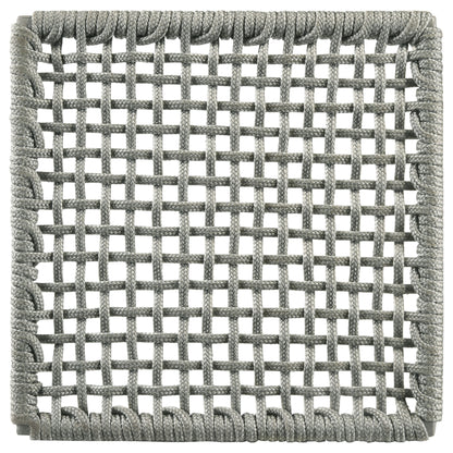 Nakia Woven Rope Counter Chair with Cushion Grey (Set of 2)