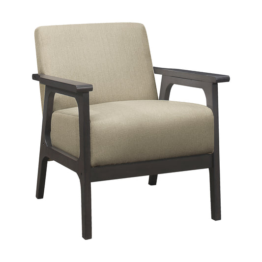 Homelegance Ocala Accent Chair in Light Brown Textured Fabric 1103BR-1