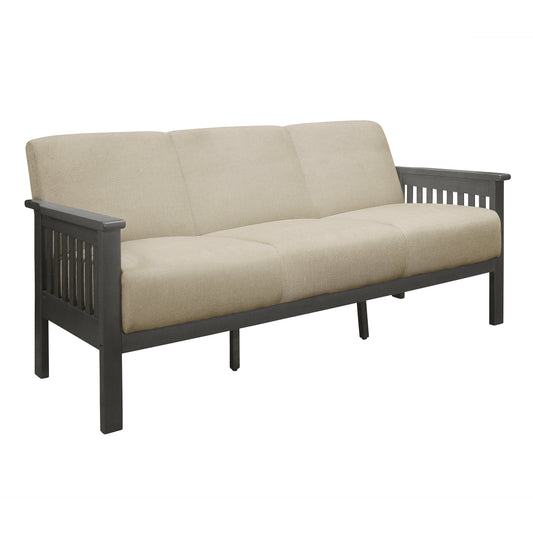 Homelegance Lewiston Sectional Sofa Antique Gray Light Brown 1104BR-3