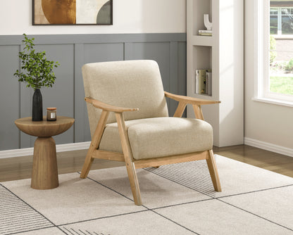 Homelegance Accent Chair in Brown Fabric with Stylish Design 1138NABR-1