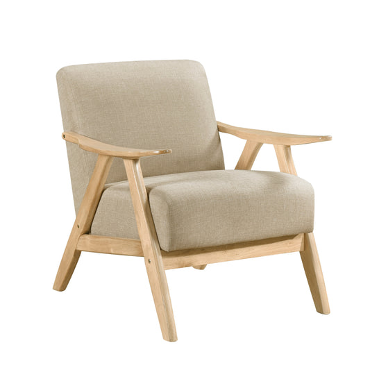 Homelegance Accent Chair in Brown Fabric with Stylish Design 1138NABR-1