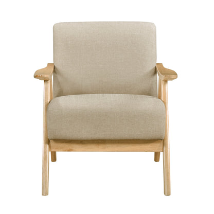 Homelegance Accent Chair in Brown Fabric with Stylish Design 1138NABR-1