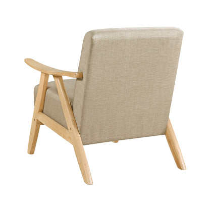 Homelegance Accent Chair in Brown Fabric with Stylish Design 1138NABR-1