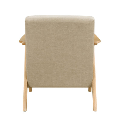 Homelegance Accent Chair in Brown Fabric with Stylish Design 1138NABR-1