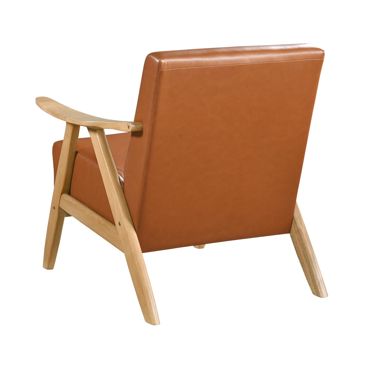 Homelegance Accent Chair in Brown Fabric with Stylish Design 1138NABRPU-1