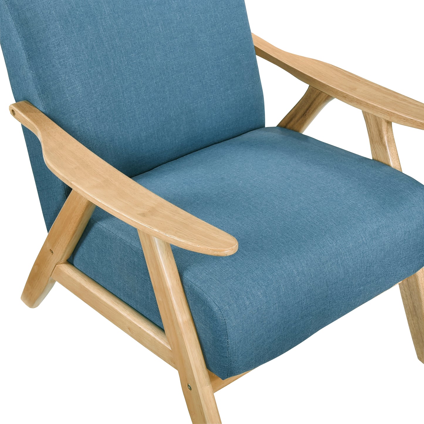 Homelegance Accent Chair in Rich Brown Fabric with Elegant Design 1138NABU-1
