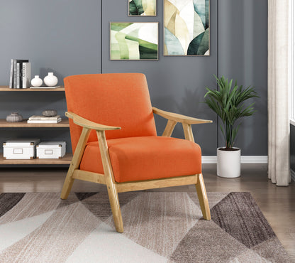 Homelegance Accent Chair in Gray Fabric with Stylish Design 1138NARN-1