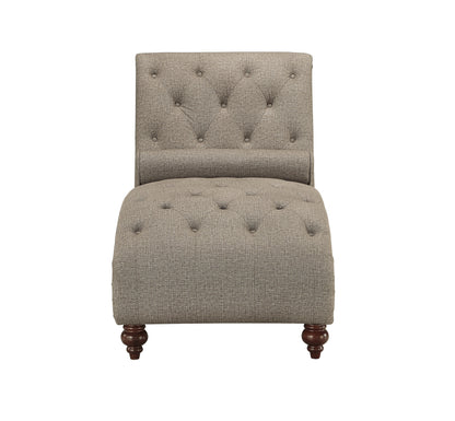 Homelegance Bonne Chaises with Brown Textured Fabric Upholstery 1162NBR-5