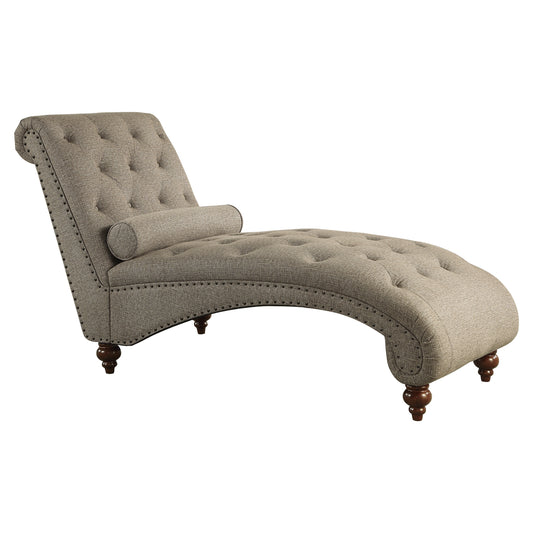 Homelegance Bonne Chaises with Brown Textured Fabric Upholstery 1162NBR-5
