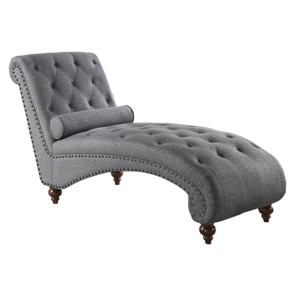 Homelegance Bonne Chaises Dark Gray Textured Fabric Upholstery 1162NGY-5