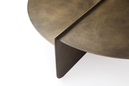 Modrest Kyuss Modern Antique Brass Coffee Table