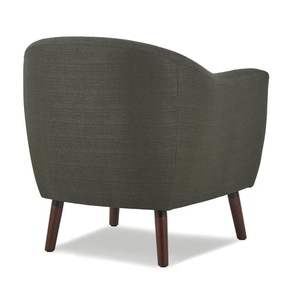 Homelegance Lucille Accent Chair in Textured Gray with Button Tufted Back 1192GY