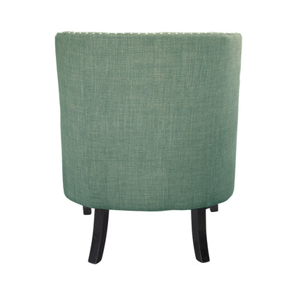 Homelegance Charisma Accent Chair in Teal with Button Tufting and Nailhead Trim 1194TL