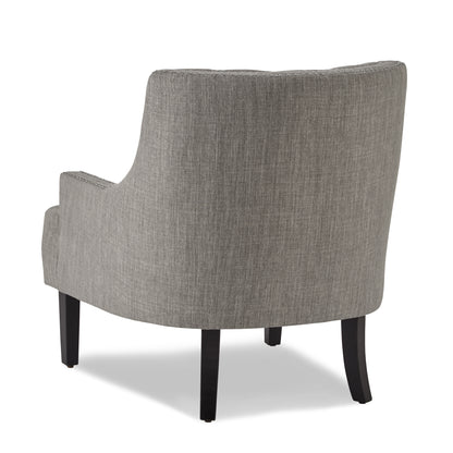 Homelegance Charisma Accent Chair in Textured Taupe with Button Tufting 1194TP