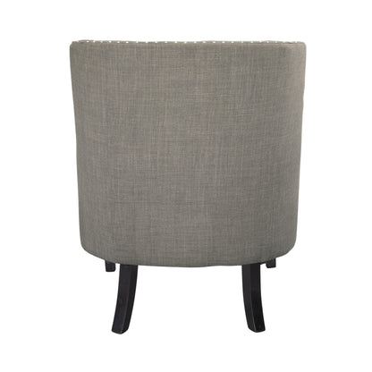 Homelegance Charisma Accent Chair in Textured Taupe with Button Tufting 1194TP