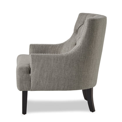 Homelegance Charisma Accent Chair in Textured Taupe with Button Tufting 1194TP