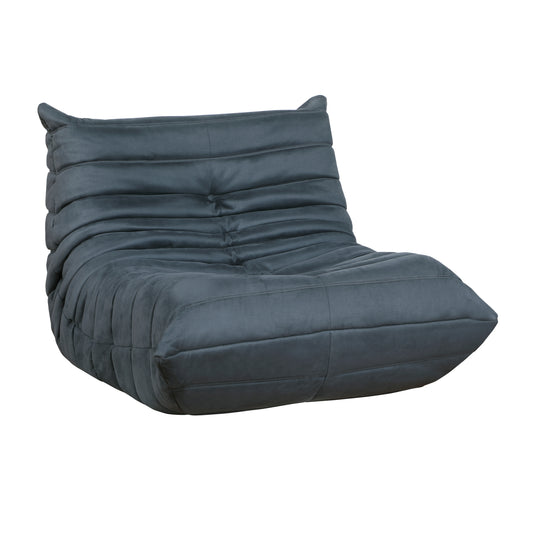 Homelegance Seven Accent Chair in Charcoal Microfiber with Button-Tufted Detail 1203CC-1