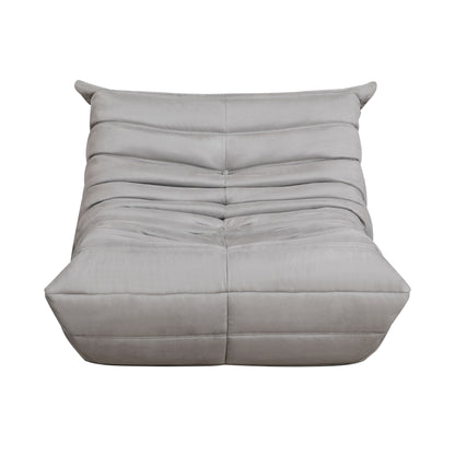 Homelegance Seven Accent Chair in Gray Microfiber with Button Tufted Detail 1203GY-1