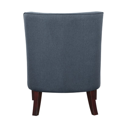 Homelegance Margaret Accent Chair in Textured Blue Fabric 1208BUE-1
