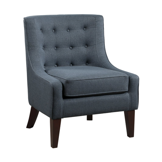 Homelegance Margaret Accent Chair in Textured Blue Fabric 1208BUE-1
