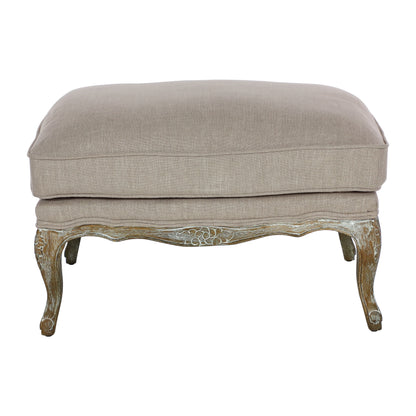 Homelegance Parlier Ottoman Bench in Natural Textured Fabric 1234-4