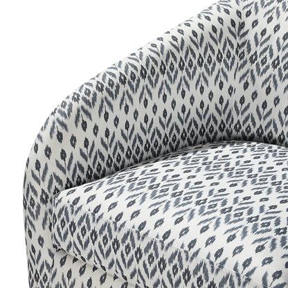 Homelegance Augustine Swivel Accent Chair Multi-color Tribal Pattern 1244-1