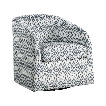 Homelegance Augustine Swivel Accent Chair Multi-color Tribal Pattern 1244-1