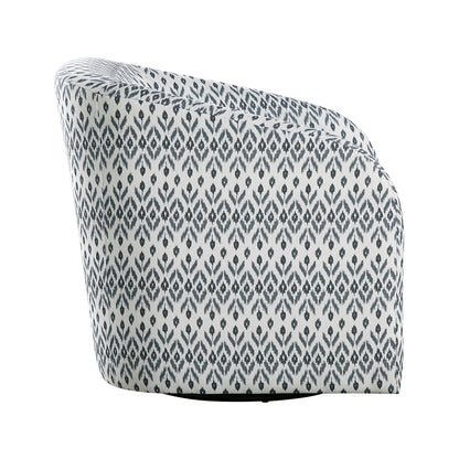 Homelegance Augustine Swivel Accent Chair Multi-color Tribal Pattern 1244-1