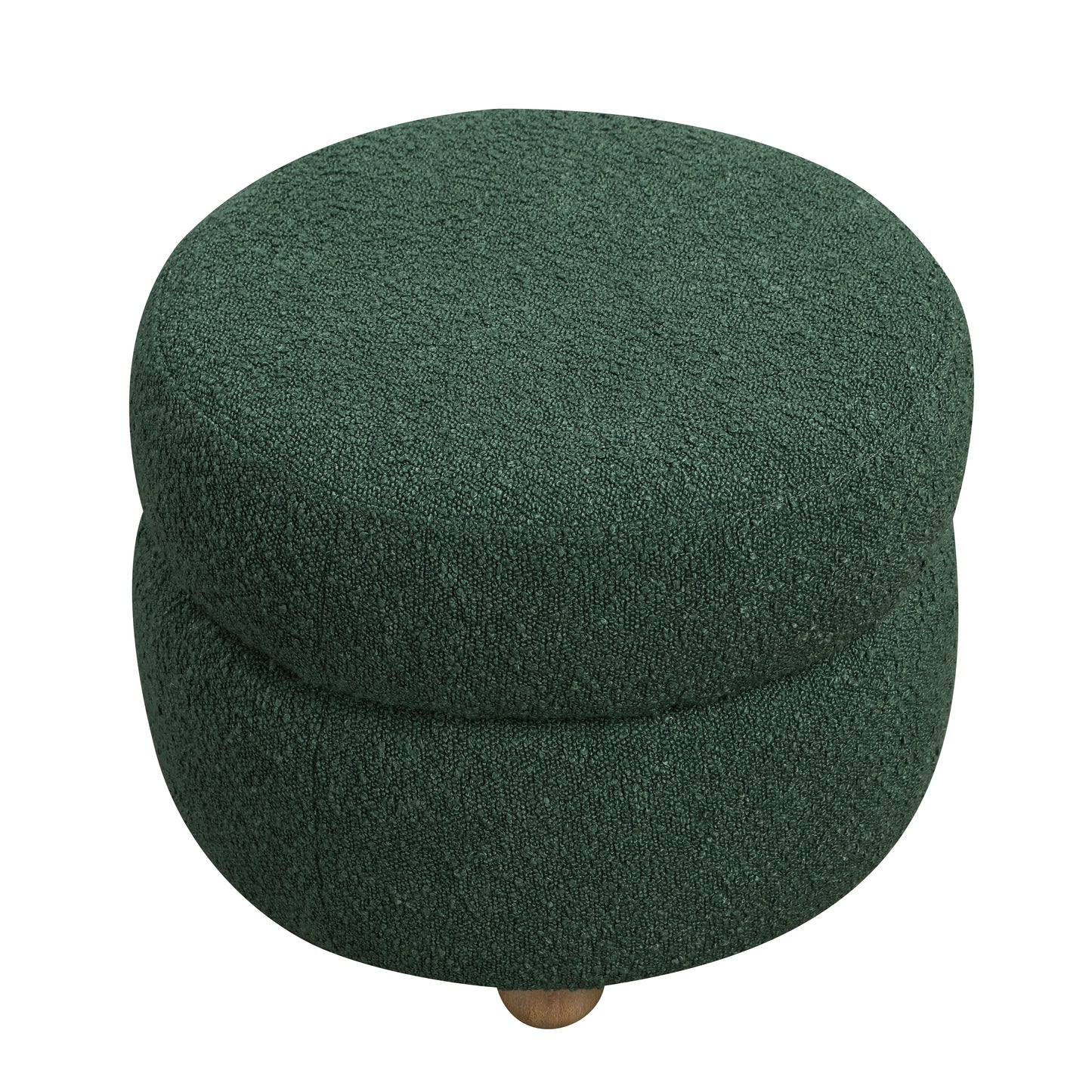 Homelegance Accent Chair Swivel Chair with Ottoman in Green Fabric 1260GN