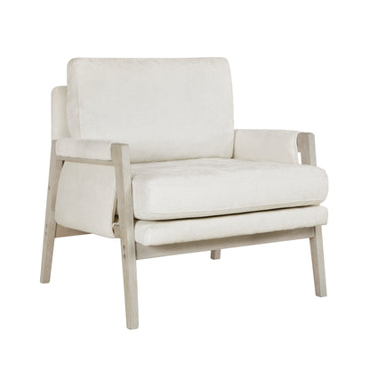Homelegance Accent Chairs in Cream Upholstery 1269NCRM-1
