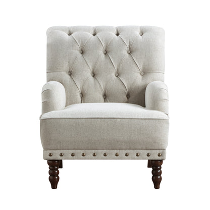 Homelegance Accent Chair in Gray Fabric with Stylish Design 1270-1