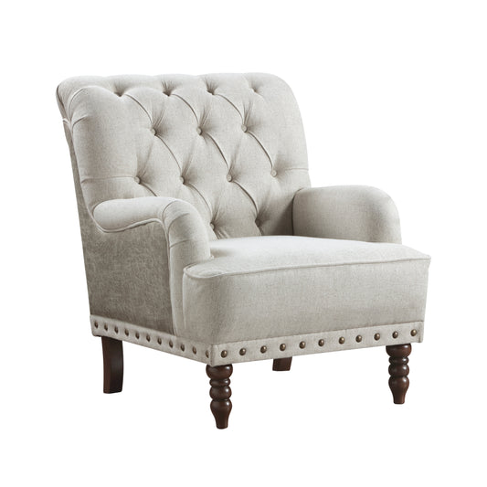 Homelegance Accent Chair in Gray Fabric with Stylish Design 1270-1