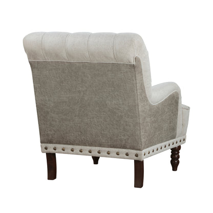 Homelegance Accent Chair in Gray Fabric with Stylish Design 1270-1