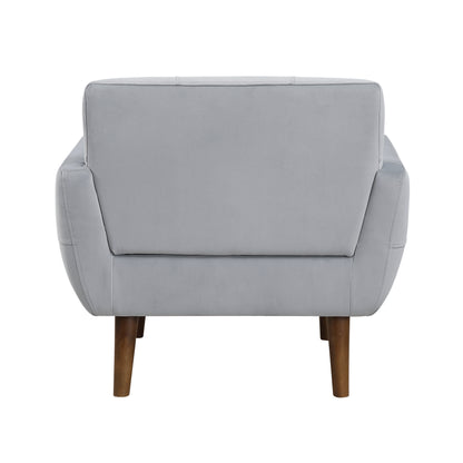 Homelegance Accent Chairs Gray Upholstered Stylish Seating 1298GY-1