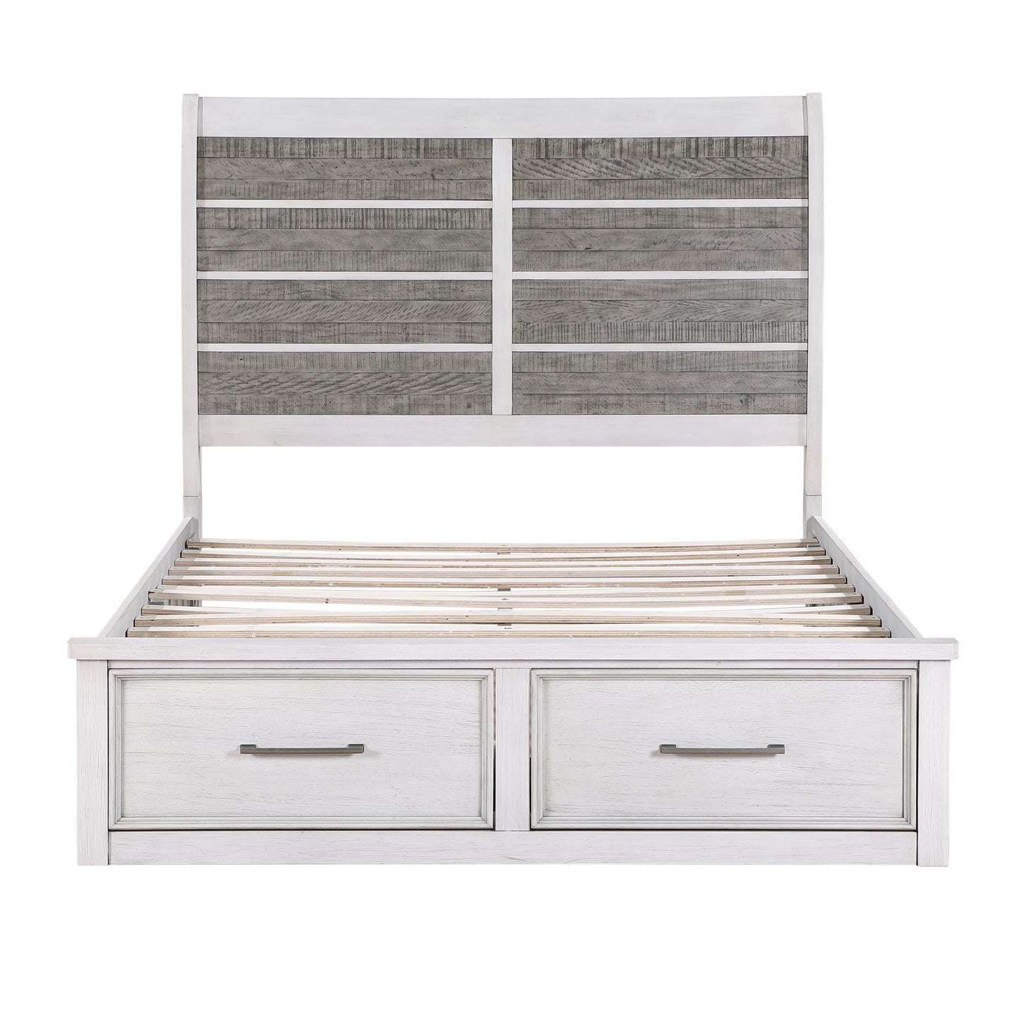 Homelegance Queen Bed Ambrose Antique White Gray 1303-1