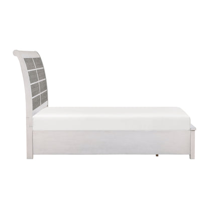 Homelegance Queen Bed Ambrose Antique White Gray 1303-1