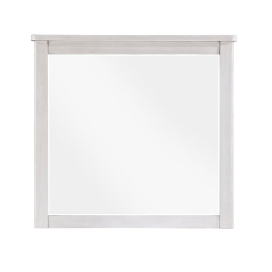 Homelegance Dresser Mirror Ambrose Antique White and Gray Finish 1303-6