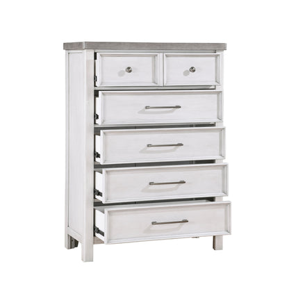 Homelegance Chest Ambrose Antique White Gray Finish 1303-9